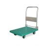 Mute foldable plastic utility trolleys