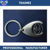 Iron / Aluminium Metal Car Logo Keychain Silver Keyring Holder For Toyota / VW