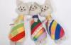 Soft Sculpture Handmade Linen Toys Soft Art Primitive 10&quot; Cat Embroidered Doll