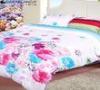Home Textile Floral Bedding Sets Reactive Printed Cotton With Quilt Cover