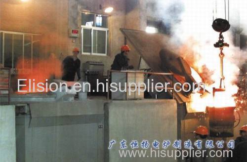 Aluminium furnace used for melting aluminum ingot