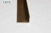 6063 / 6061 t5 aluminum corner extrusions profiles Mill finish , wood grained