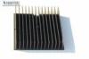 Black anodized aluminum heat sink , Aluminum Extrusion Profiles 6005 T6