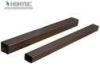 Anodized or PVDF Coating Aluminium Window Profiles Black / Brown color