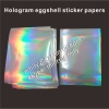 Hot sale A4 destructible holographic vinyl egg shell sticker papers
