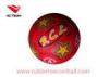 Teenager Red Rubber Soccer Ball Size 4 Eco friendly youth soccer balls