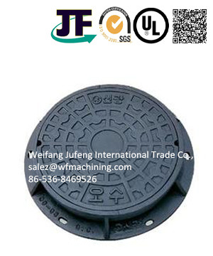 Cast Iron Resin Casting Manhole Cover of Sand Casting Process