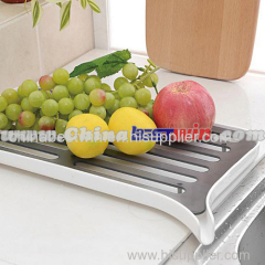 Dish Fruit Drying Rack Drainer Plastic