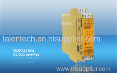 LNTECH safety relay SR4P2A1B24 used for emergency stop and safety gate
