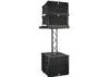 2 Way Line Array Audio Speaker System For Stage Events , Crusade House Of Worship