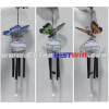 Garden Glows Solar Powered Glass Butterfly Wind Chime-3 chioces