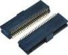 Double Low 44-60 Pins , 10 Pin Header SMT Female Pin Headers With Cap LCP Plastic