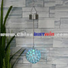 Large Hanging Multi Coloured Colour Changing Crystal Ball Solar Garden Light