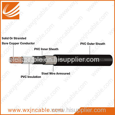 450/750V-PVC Insulated Steel Wire Armoured PVC Sheathed Multi-Core Control Cable