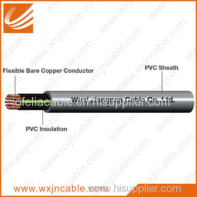 450/750V PVC Insulated PVC Sheathed Flexible Control Cable