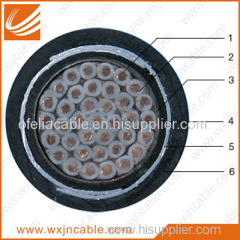 XLPE Insulated PVC Sheathed Copper Tape Screened Steel Tape Armoured Control Cable