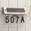 Solar Power Stainless Steel LED Doorplate Light House Street Address