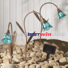 Blue Flower Garden Stake Landscape LED Light