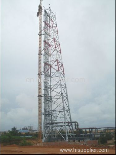 demountable flare tower steel structure