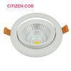 CRI 80 Home Office 15W Recessed LED Ceiling Lights , Beam Angle 25 / 60