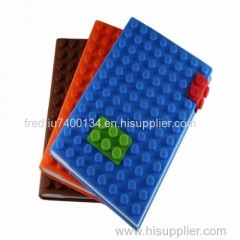 Patent factory wholesale Lego blocks silicone diary
