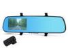 F20 Anti - Glare Blue Mirror Dual Camera Car DVR 1080p With 6 IR Light