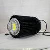 Aluminum 130 W COB Industrial High Bay LED Lighting IP65 , Black / Silver Finshing Color