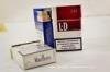 Anti - Forgery Gravure Ivory Cardboard Blank Cigarette Packs Boxes With Patterns
