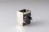 Side Enter Magnetic RJ45 Jack , rj45 With Integrated Magnetics Insert Plating 10P 1x1 Port With Le