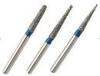 Dentist Clinic Rotary Dental Instruments Diamond Bur With Natural Diamond Powder