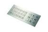 Silver Multi-Language Metal Keypad For Door Access , Stainless Steel Keyboards