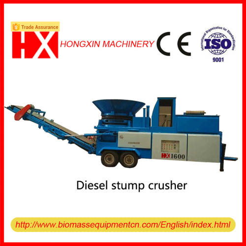 Diesel engine Mobile stump crusher