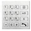 Metal Stainless Steel Waterproof Keyboard For Door Access , 4 By 4 Keypad