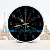 Lishuo creative living room european-style art wall clock round rural individuality bedroom adornment large digital quar