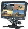 Quad Splitter Car LCD Monitor 7 Inch , VehicleLCD Monitor For Heavy Duty Truck / Bus