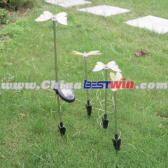 Plastic Solar Garden Stake Butterfly