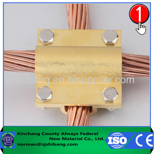 Brass components for lightning protection electrical connectors