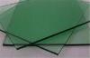 Thermal Insulated Colored Glass Panels Green 10mm For Furniture