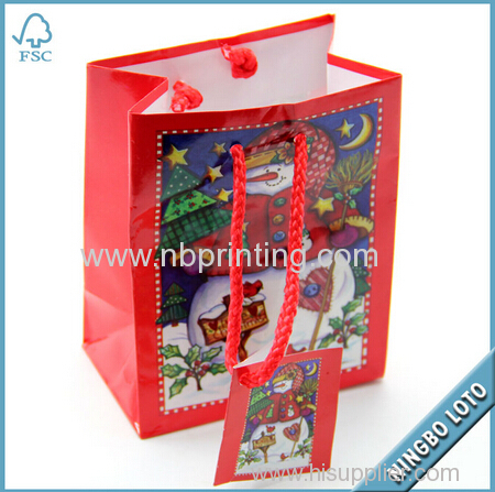 15 Years Experience Manufacturer Supply Custom Christmas Gift Bag for walmart
