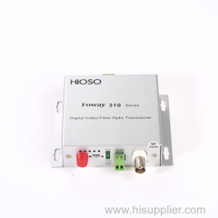 Fiber Optic 1 Channel digital video receiver and transmitter 1 channel optical transceiver