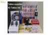 Multi - Function Professional Complete Tattoo Kit With 40 Tattoo Ink / 1 Foot switch