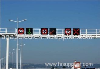 Single Chip Color Fame Nichia DIP510 DC 5 V IP65 Led Traffic Display Signs For Outdoor