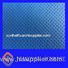 Custom Vehicle Woven Leather Fabric / Blue Leather Upholstery Fabric For Cars