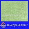 Waterproof PU Synthetic Leather , Green Faux Leather Fabric 0.9mm Thickness