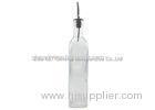 Eco - friendly 500ml 250ml glass bottles , Glass Oil And Vinegar Bottles with logo