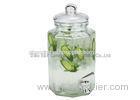 Eco - friendly 4.2L glass drinks dispenser with tap for bar & wedding