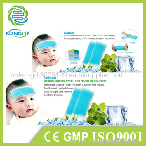 Kangdi OEM manufacturer physical fever cooling gel patch