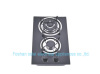 Tempered Glass Panel Gas Stove With 2 Burners