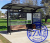 Bus Shelter Size Bus Stop Station