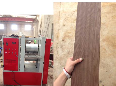 WPC Wood Plastic Embossing Machine